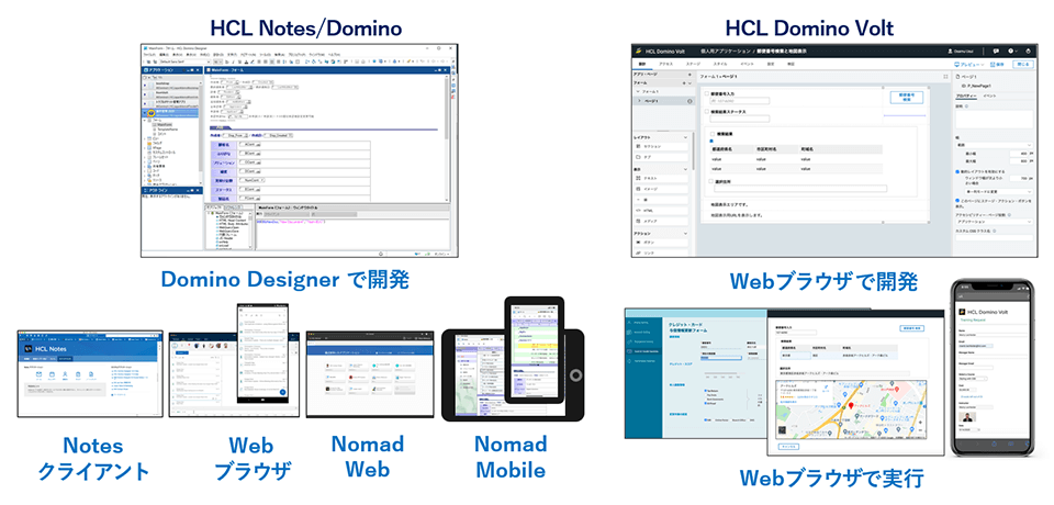 HCL Domino 画面イメージ